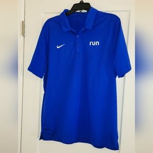 Large Blue Nike Polo